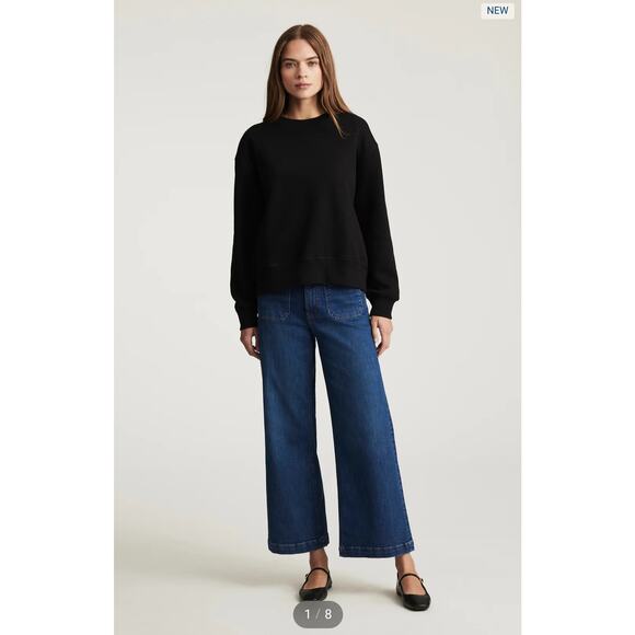 mavi Women's Dark Wash Paloma Marine Wide Leg Jeans Size 29 - Picture 16 of 16